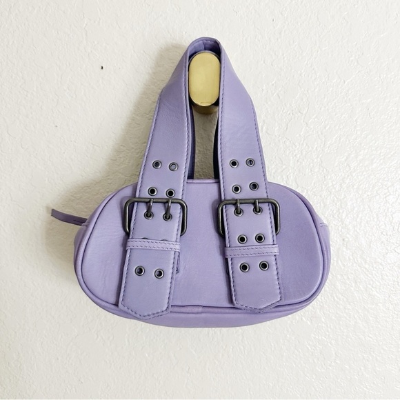 New Free People leather Say Yes Bag lavender - Picture 8 of 8